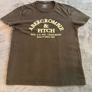 Abercrombie And Fitch Men's Black Short Sleeve T-Shirt‎ S Casual